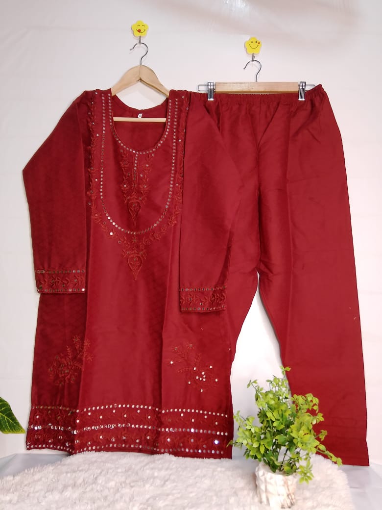 Embroidered Self High Quality Jackard - G004